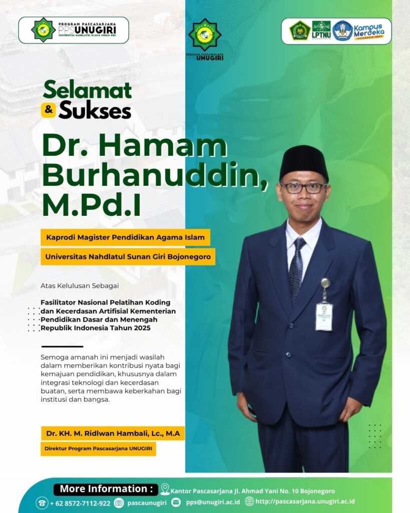 Dosen MPAI menjadi Fasilitator Nasional Koding dan KA Kemendikdasmen