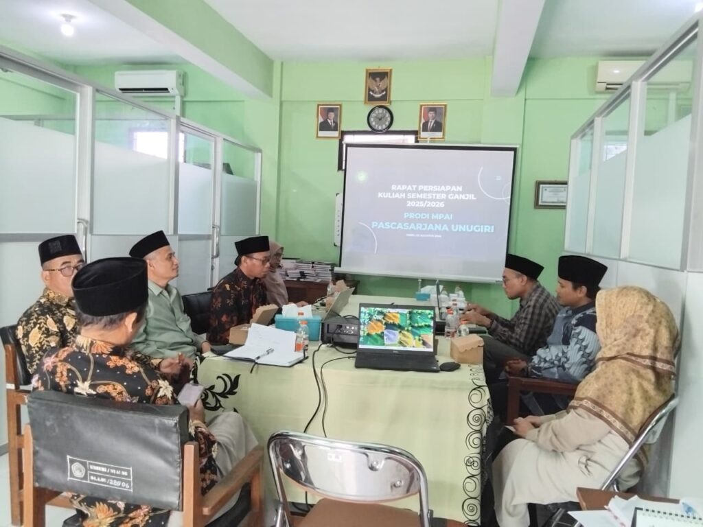 Prodi Magister PAI Gelar Rapat Persiapan Perkuliahan Tahun Akademik 2025/2026