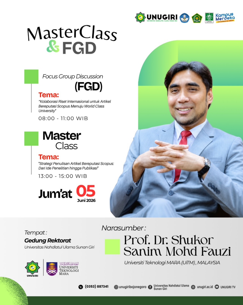 Prodi MPAI UNUGIRI Ikuti Pelatihan “Mastering International Journal Publications” untuk Perkuat Publikasi Bereputasi Global